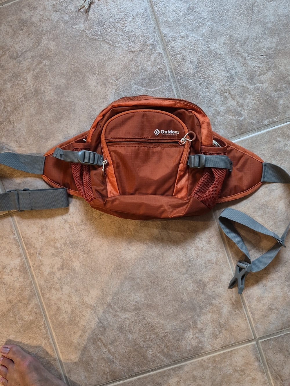 Orange Waist Pack for Men.Outdoor Products.. - Picture 3 of 13